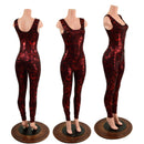 Primeval Red Tank Style Catsuit - Coquetry Clothing