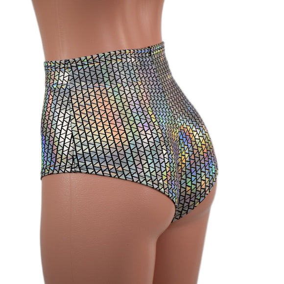 Prism High Waist Siren Shorts - Coquetry Clothing