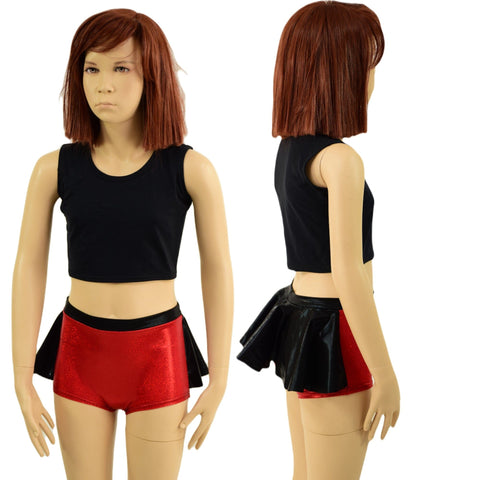 Kids Ruffle Rump Brief Cut Shorts (Top Sold Separately) Coquetry Clothing 