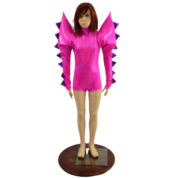 Childrens Spiked Mega Sharp Shoulder Romper - Coquetry Clothing