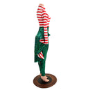 2PC Christmas Elf Zipper Back Catsuit and Tuxedo Back Belt Set - Coquetry Clothing