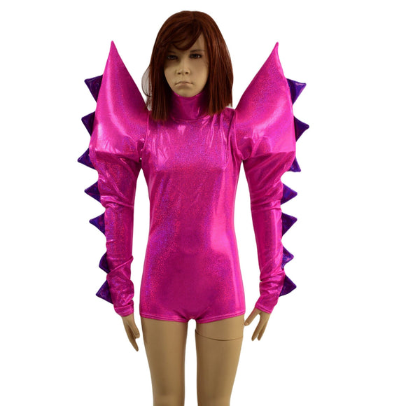 Childrens Spiked Mega Sharp Shoulder Romper - Coquetry Clothing