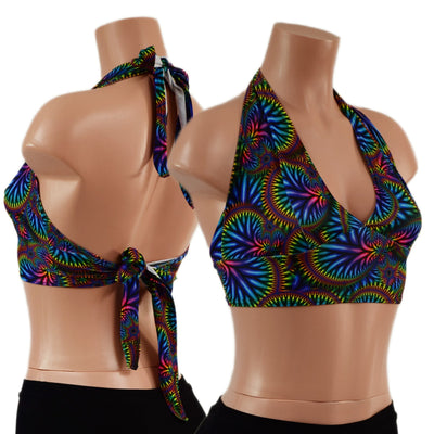Radioactive Tie Back Halter Top - Coquetry Clothing