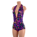 Rainbow Leopard Josie Romper - Coquetry Clothing
