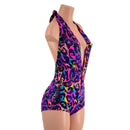 Rainbow Leopard Josie Romper - Coquetry Clothing
