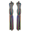 Rainbow Stripe Stilting Costume - Coquetry Clothing