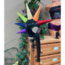 Rainbow Unicorn Horn Bonnet in Black Mystique - Coquetry Clothing