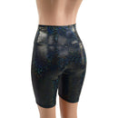 Ready To Ship Black Kaleidoscope Bike Shorts - Coquetry Clothing