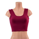 Ready To Ship Bordeaux Zen Crop Tank Top - Coquetry Clothing