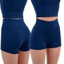Ready To Ship Poseidon Zen High Waist Shorts (Shorts Only) - Coquetry Clothing