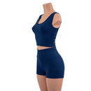 Ready To Ship Poseidon Zen High Waist Shorts (Shorts Only) - Coquetry Clothing