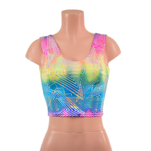 Ready to Ship Spectrum Crop Tank - Coquetry Clothing