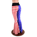 Ready to Ship Stars and Stripes High Waist Bell Bottom Flares Large - Coquetry Clothing
