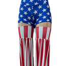 Red and White Stripe Candy Cane Stilt Covers (all vertical striped) - Coquetry Clothing