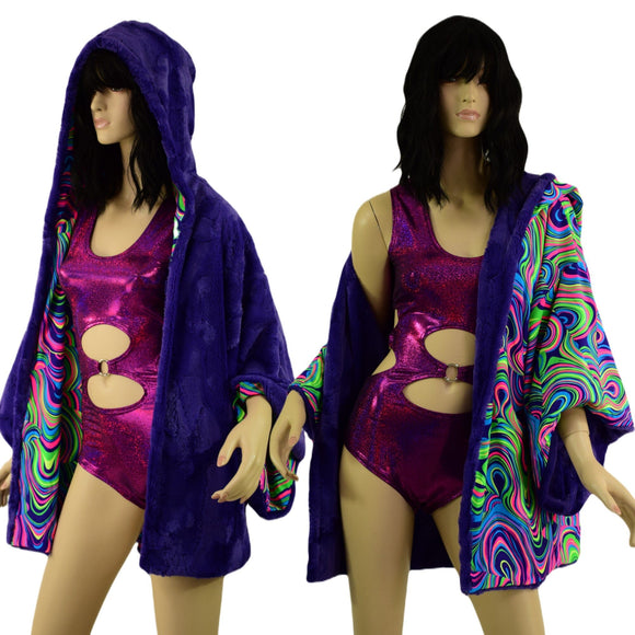 Reversible Box Sleeve Coco Robe - Coquetry Clothing