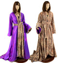 Reversible Minky Faux Fur Puddle Train Robe with Belt - Coquetry Clothing