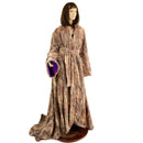 Reversible Minky Faux Fur Puddle Train Robe with Belt - Coquetry Clothing