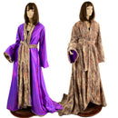 Reversible Minky Faux Fur Puddle Train Robe with Belt - Coquetry Clothing