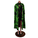 Reversible Neon Alien Head Cape - Coquetry Clothing