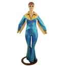 Rodeo Catsuit with Side Panels, Fringe, Snap Cuffs and Yoke Collar - Coquetry Clothing