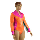 Rodeo Romper with Fringe and Siren Cut Leg - Coquetry Clothing