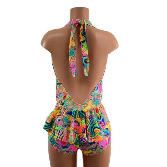 Ruffle Rump "Josie" Romper - Coquetry Clothing