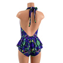 Ruffle Rump Josie Romper in Neon Melt - Coquetry Clothing