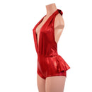 Ruffle Rump Josie Romper in Red Sparkly Jewel - Coquetry Clothing