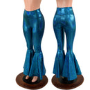 Ocean Sparkle High Waist Bell Bottom Flares - Coquetry Clothing