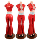Sally O'malley Keyhole Top and Solar Flares Set - Coquetry Clothing