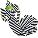 Black and White Striped Sand Worm Gown with TEETH - 2