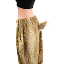 Satyr Minky Faux Fur Pants with Tail in Cappuccino Fawn - Coquetry Clothing