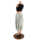 Satyr Minky Faux Fur Pants with Tail in Silver Fawn - Coquetry Clothing