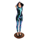 Scarab and Oil Slick Dragon Hooded Catsuit - Coquetry Clothing