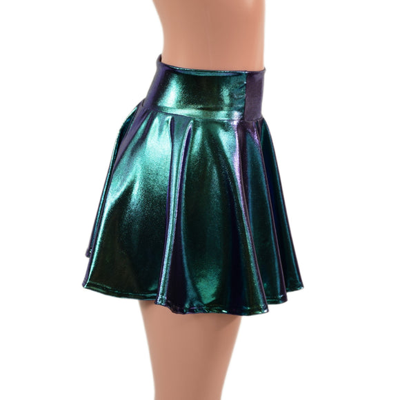 Scarab Circle Cut Mini Skirt - Coquetry Clothing