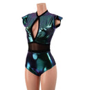 Scarab Keyhole & Mesh Romper - Coquetry Clothing