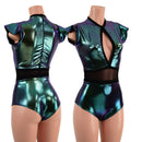 Scarab Keyhole & Mesh Romper - Coquetry Clothing