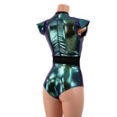 Scarab Keyhole & Mesh Romper - Coquetry Clothing