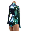 Scarab Stella Romper with Long Sleeves & Siren Cut Leg - Coquetry Clothing