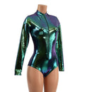 Scarab Stella Romper with Long Sleeves & Siren Cut Leg - Coquetry Clothing