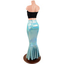 Seafoam Holographic High Waist Mermaid Skirt - Coquetry Clothing