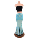 Seafoam Holographic High Waist Mermaid Skirt - Coquetry Clothing