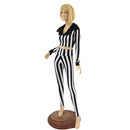 Showtime Collar Crop Top & Leggings Set - Coquetry Clothing