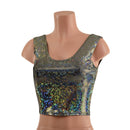 Silver Kaleidoscope Crop Tank READY to SHIP - Coquetry Clothing