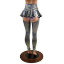 Silver Kaleidoscope Ruffle Rump Chaps (Shorts sold separately) - Coquetry Clothing