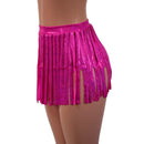 Siren Gladiator Shorts in Neon Pink Sparkly Jewel - Coquetry Clothing