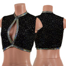 Sleeveless Keyhole Top in Star Noir - Coquetry Clothing