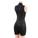 Sleeveless Star Noir Stella Romper with 6" inseam - Coquetry Clothing