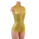 Sleeveless Stella Romper in Gold Sparkly Jewel - Coquetry Clothing