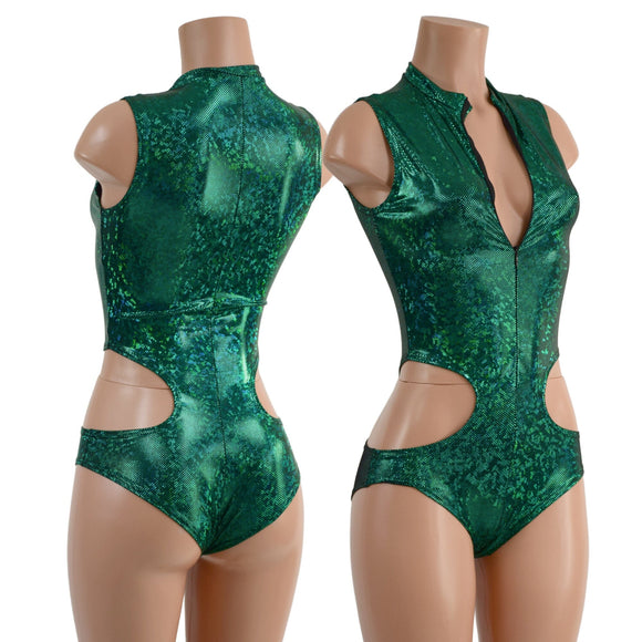 Sleeveless Stella Romper with Hipnotic Cutouts - Coquetry Clothing